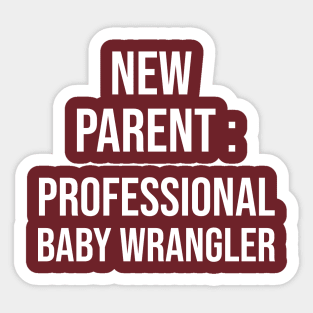 Parents' Day Wrangler Sticker